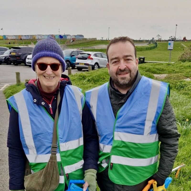 Lancing Councillors Pauline Higgins and Lee Cowen